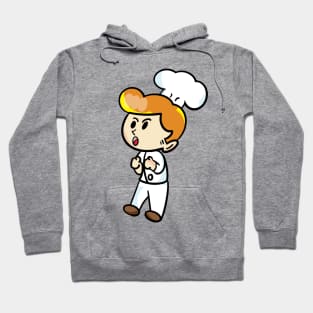 chef cartoon character  drawing design Hoodie